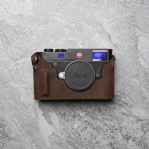 Genuine Real Leather Half Camera Case Bag Cover for Leica M10 M10P Handle - Picture 3 of 27
