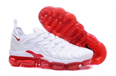 Nike Air Vapormax Plus TN White Red Men's Shoes