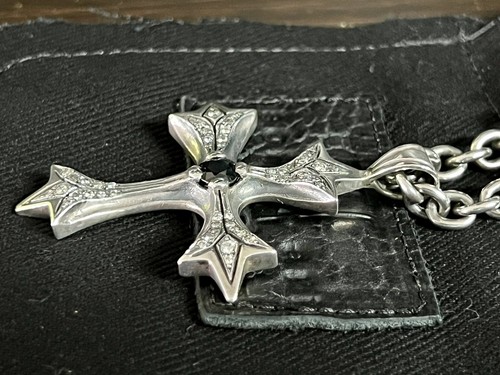 LETZTER Soffer Ari Kreuz Anhänger Diamanten Saphir Chrom 925 Herzen HERGESTELLT IN DEN USA - Bild 6 von 12
