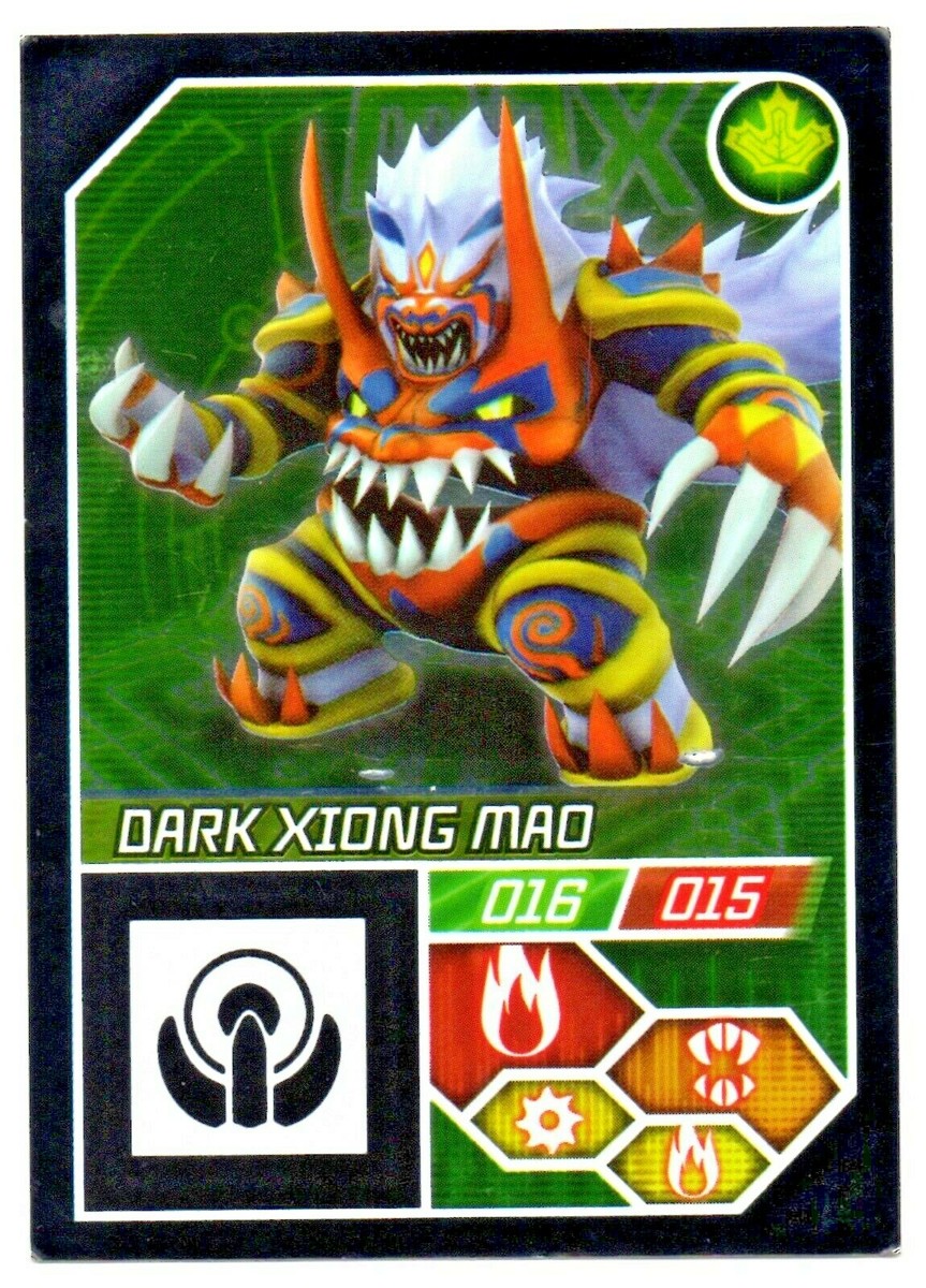 DARK XIONG MAO #201 CROMO INVIZIMALS EVOLUTION 2012 PANINI CON