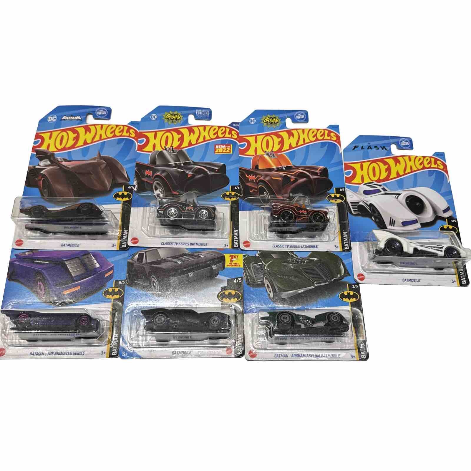 Batman Batmobile LOT OF (7) Mixed Year HOT WHEELS Batmobile eBay