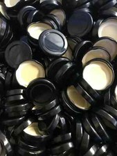 Black Jar lids, 43mm. Box of 3200. Fits many jars and bottles. To clear.
