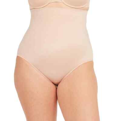 Spanx NWT Champagne Beige SUIT YOUR FANCY High-Waisted Shaper Brief, Size Medium