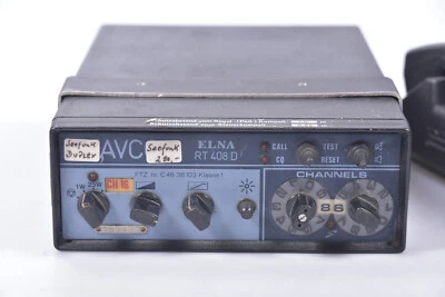 Navcom ELNA RT 408 D Marine VHF UHF Radio Sprechfunkanlage Boot See Funkgerät - Bild 1 von 4