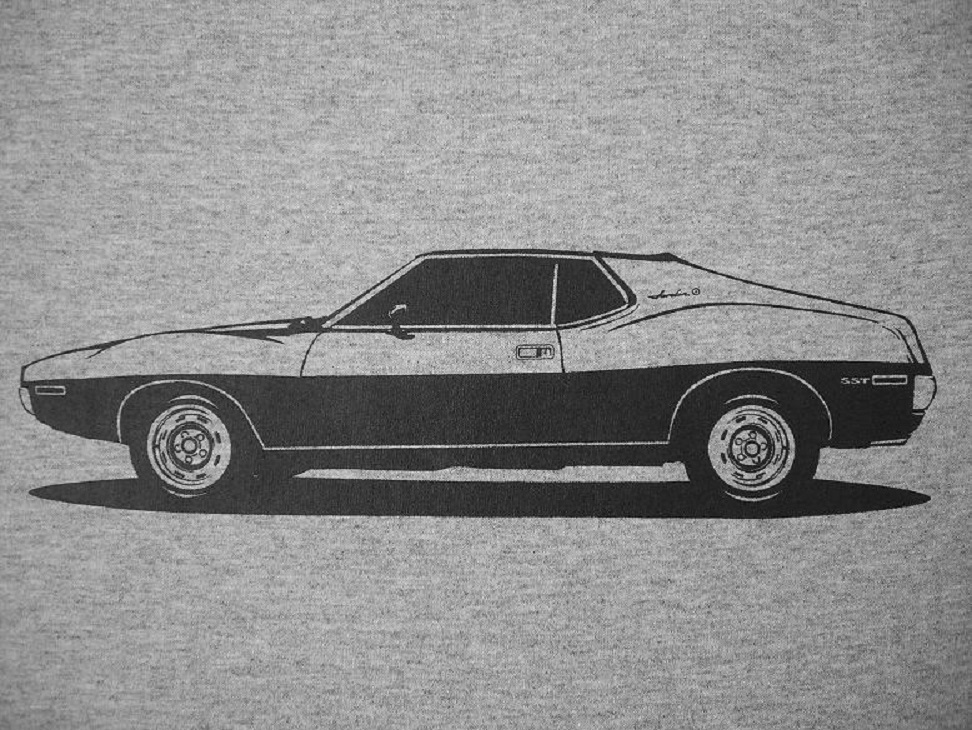 ALTRA T shirt AMC JAVELIN SST del 1972 1971 1973