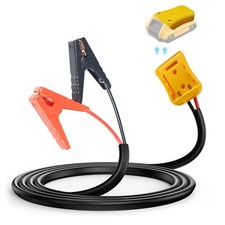 5.9FT Jumper Cable Clamps Jumper Starter 8AWG For Dewalt 18V 20V Li-ion Battery