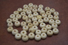 100 PCS COFFEE BROWN ROUND BUFFALO BONE BEADING BEADS 8MM T-2224