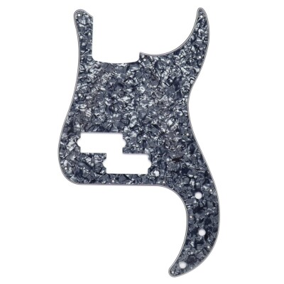 Gray Pearl PVC 4 Ply P Bass Pickguard 13 Screw Holes Scratch Plate for PB Bass