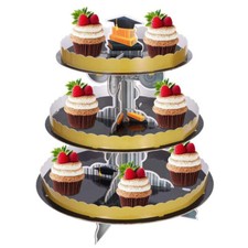 Cupcake Stand Display 3 Tier Cup Cake Tower Wedding Party Dessert Holder Xmas UK
