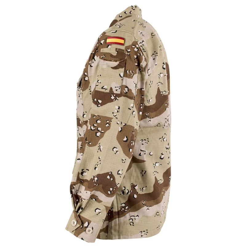 Authentic Spanish Air Force Desert Field Shirt Six Color Desert Camo Pattern - Image 3 of 3