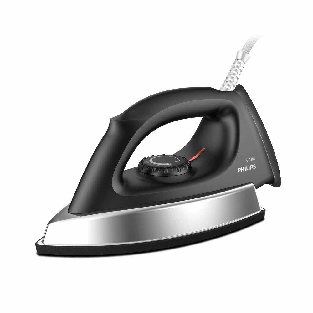 Philips Super Heavy Duty GC181/80 Iron Dry Iron 1000 W Black, Metallic