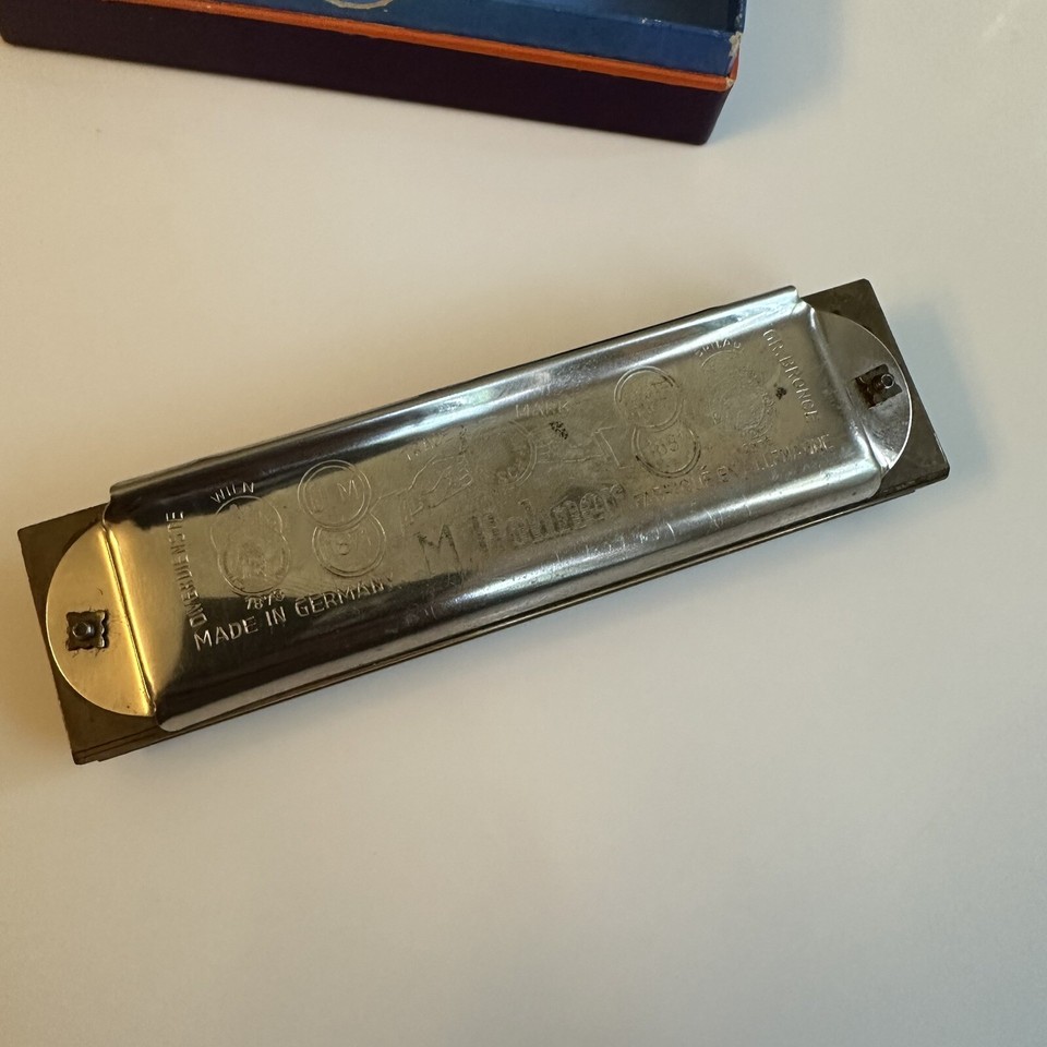 Vintage Hohner AutoValveHarp Harmonica 105/40 Key G in Original Box eBay