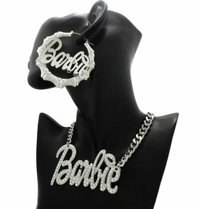 barbie necklace silver