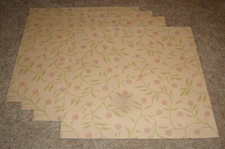 K&Company 12x12 Single Sided Scrapbook Papers(4)~Brenda Walton Chloe Peach Vines