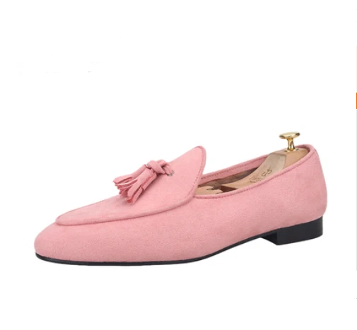 Pink loafers hotsell mens