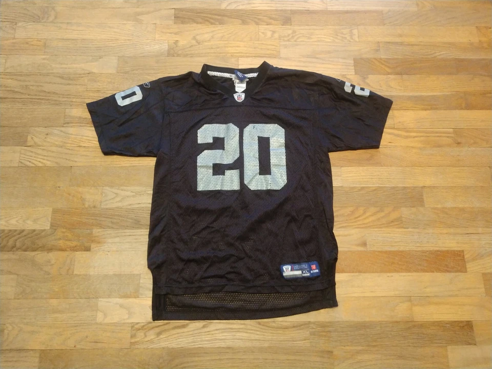 Camiseta deportiva de los Oakland Raiders Darren McFadden #20 On Field NFL Reebok YOUTH XL  Foto 3 de 4