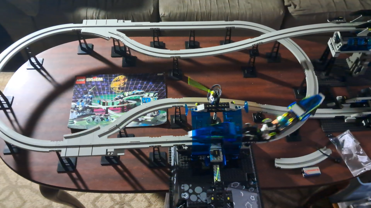 Train Lego 6991 Monorail Transport Base LEGO Space: Monorail
