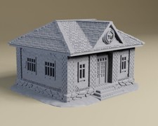 Rural Russian School - WWII Eastern Front | 15mm, 20mm or 28mm Scale | WW2