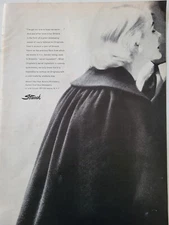 1957 womens Originala Stroock secret ingredient coat vintage fashion ad