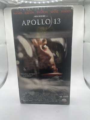 NEW SEALED Apollo 13 VHS 1995 NASA Tom Hanks Bill Paxton Kevin Bacon ...