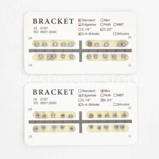 Dental Orthodontic MIM Monoblock Brackets Metal Mini/Roth Edgewise Ultrathin