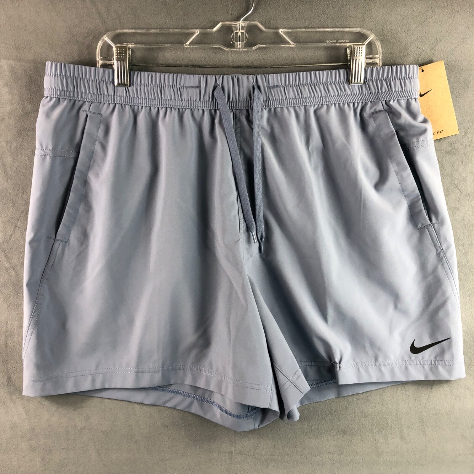 Nike Form Dri-FIT Mens Sz XXL 5" Unlined Athletic Shorts 'Slate Blue' FN4347-493