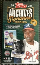 2020 Topps Archives Signature Series Retired Player Baseball Hobby Box