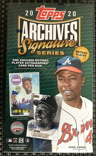 2020 Topps Archives Signature Series Retired Player Baseball Hobby Box