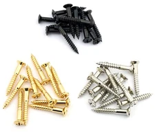 12 Bridge Mounting Screws for Fender Telecaster, Jazzmaster, Mustang & more Tele
