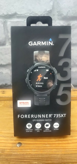 Garmin Forerunner 735XT GPS Running Watch - Black/Grey for sale online | eBay