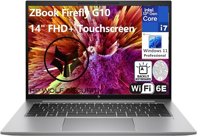 HP Zbook Firefly 14 G10 Touchscreen i7-1370P 32GB RAM 1TB SSD Windows 11 Pro