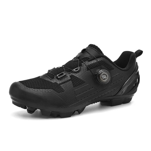 Professional MTB Cycling Sneakers Men's Self-Locking Road Bicycle Flats Shoes - Picture 6 of 18