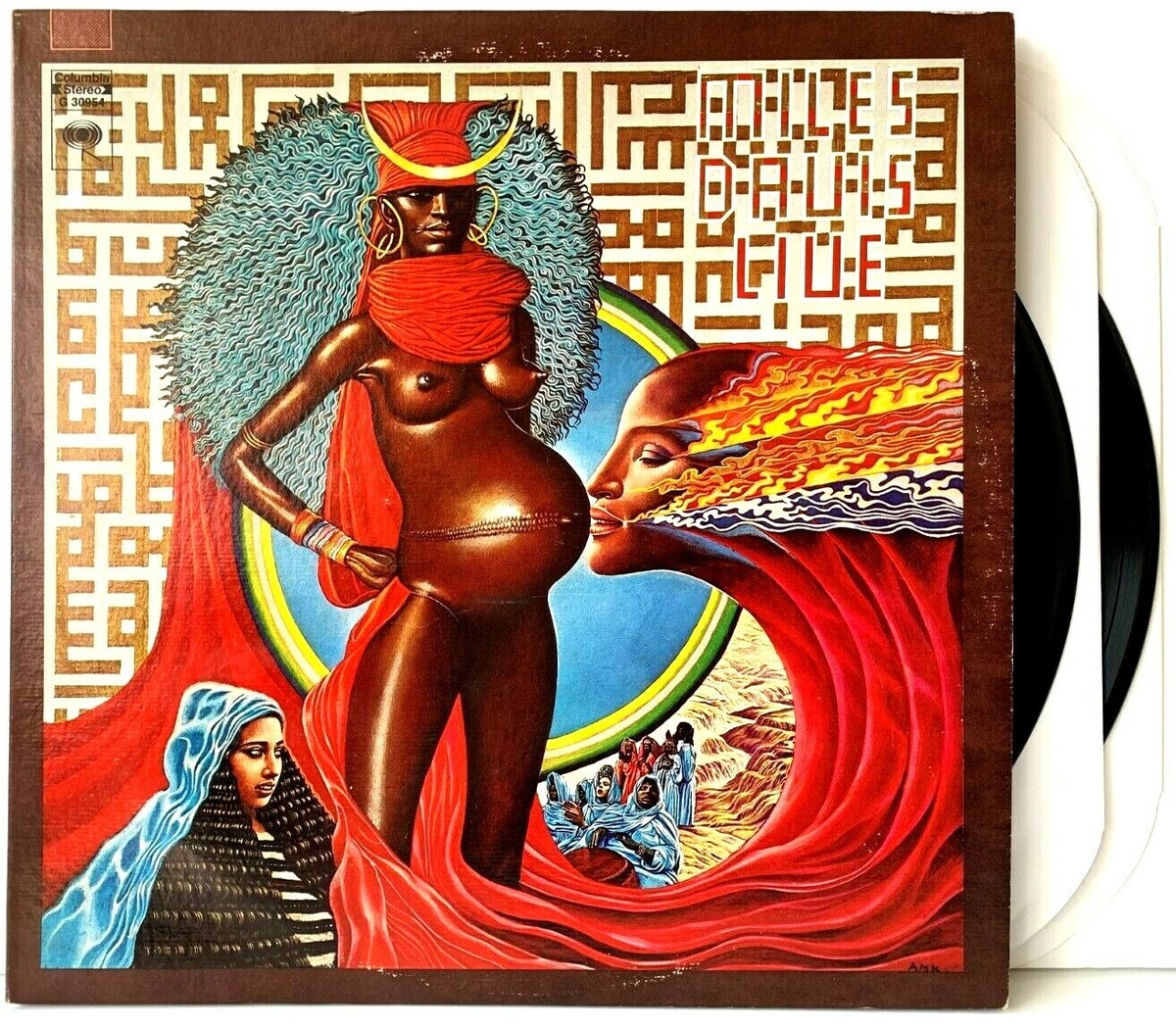 欧2LP Miles Davis Live-Evil MOVLP1483 Columbia, Music On V /00660 Miles Davis - Live Evil [Columbia] Vintage 2-LP Vinyl Record