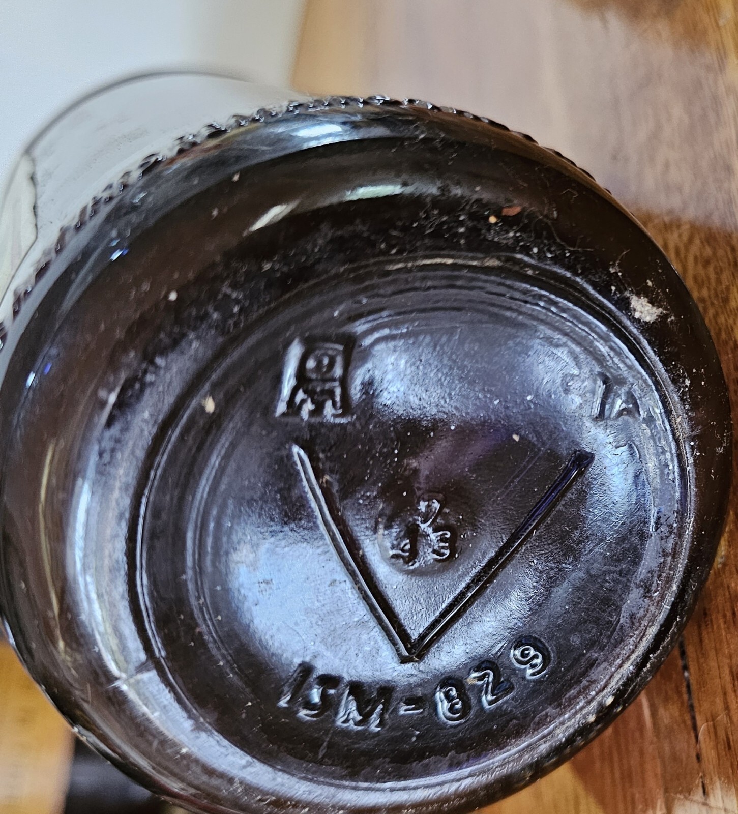 Vintage Skipping Girl Vinegar 1960s Bottle with Label and Lid 1pint 6