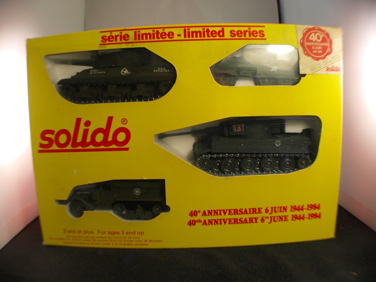 Coffret Solido 1:50 - Collection Militaire 6 Juin 1944-1984 - Half-track Destroyer Tige