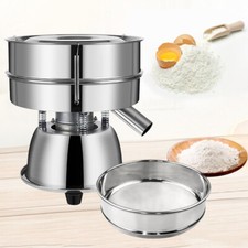 220V Elektrische Vibrationssieb Mehlsieb Automatische Siebmaschine Küchensieb DE