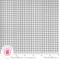 Moda SPRING CHICKEN 55527 16 Gray Circle Dots SWEETWATER Quilt Fabric