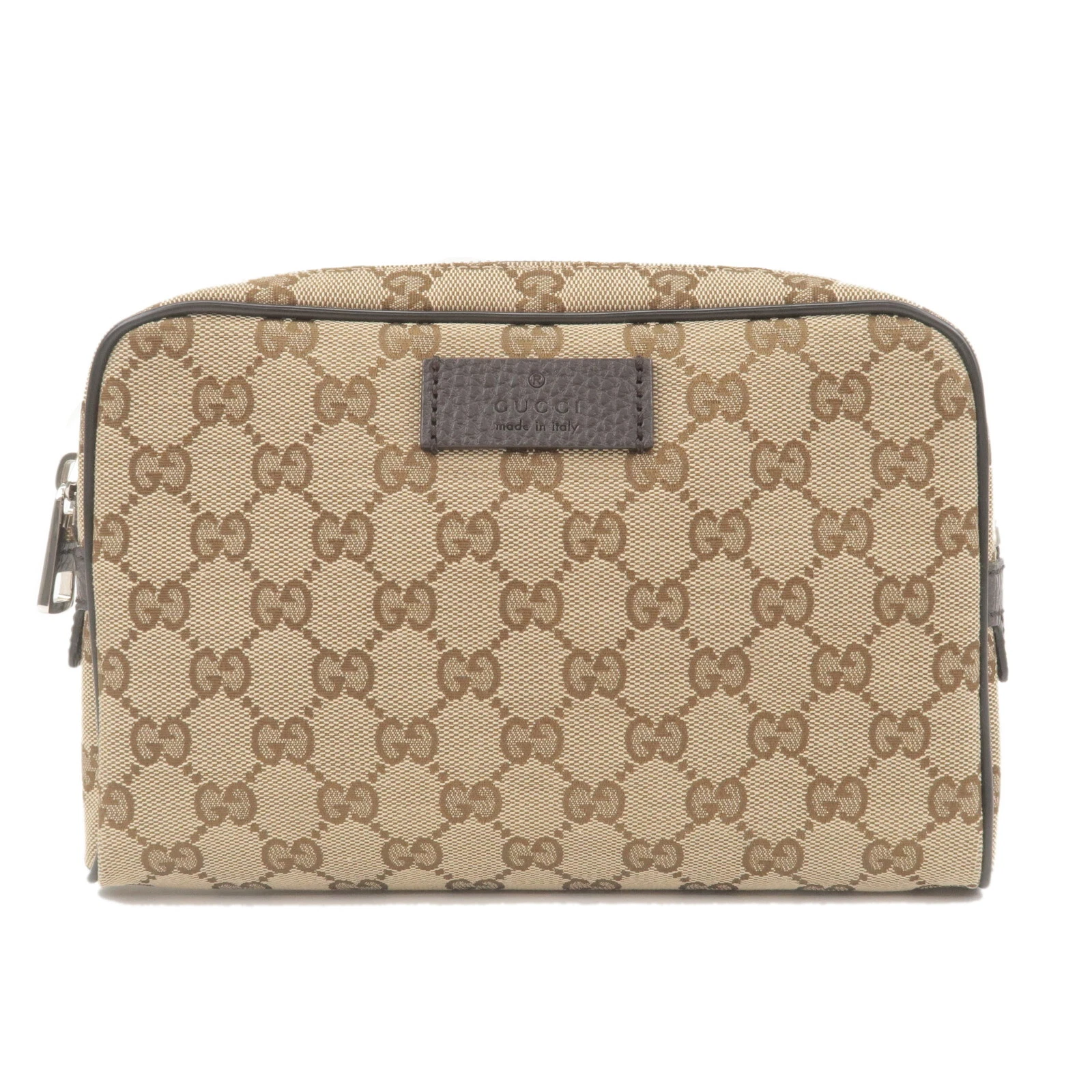 Authentique sac taille GUCCI beige marron GG toile cuir 449174 occasion
