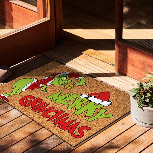 Xmas Grinch Christmas Festival Decoration Front Door Carpet Indoor Outdoor Mat a - Bild 19 von 19