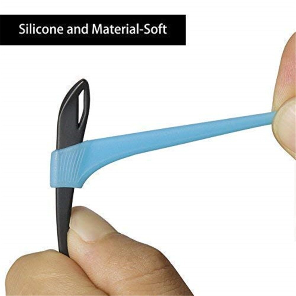12 pairs Colorful Glasses Ear Grip Antislip Glasses Tightening Kit
