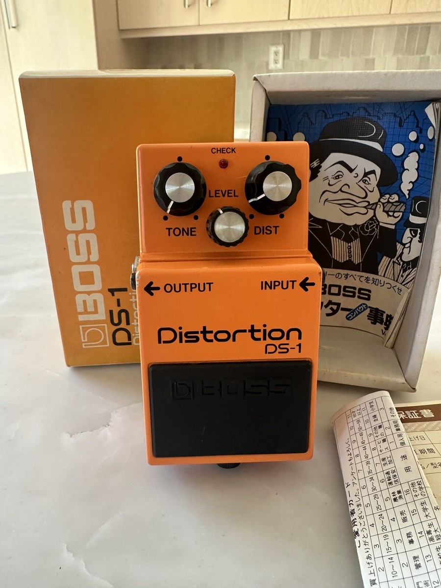 Boss DS-1 Distortion 1982 Made In Japan Vintage Guitar Pedal W