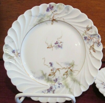 HAVILAND ORSAY FRANCE BREAD & BUTTER PLATE - TORSE SHAPE- 6 3/8''  0905D