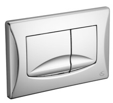 Ideal Standard VV638584 River mechanical dual flush plate in chrome.. VV0638584