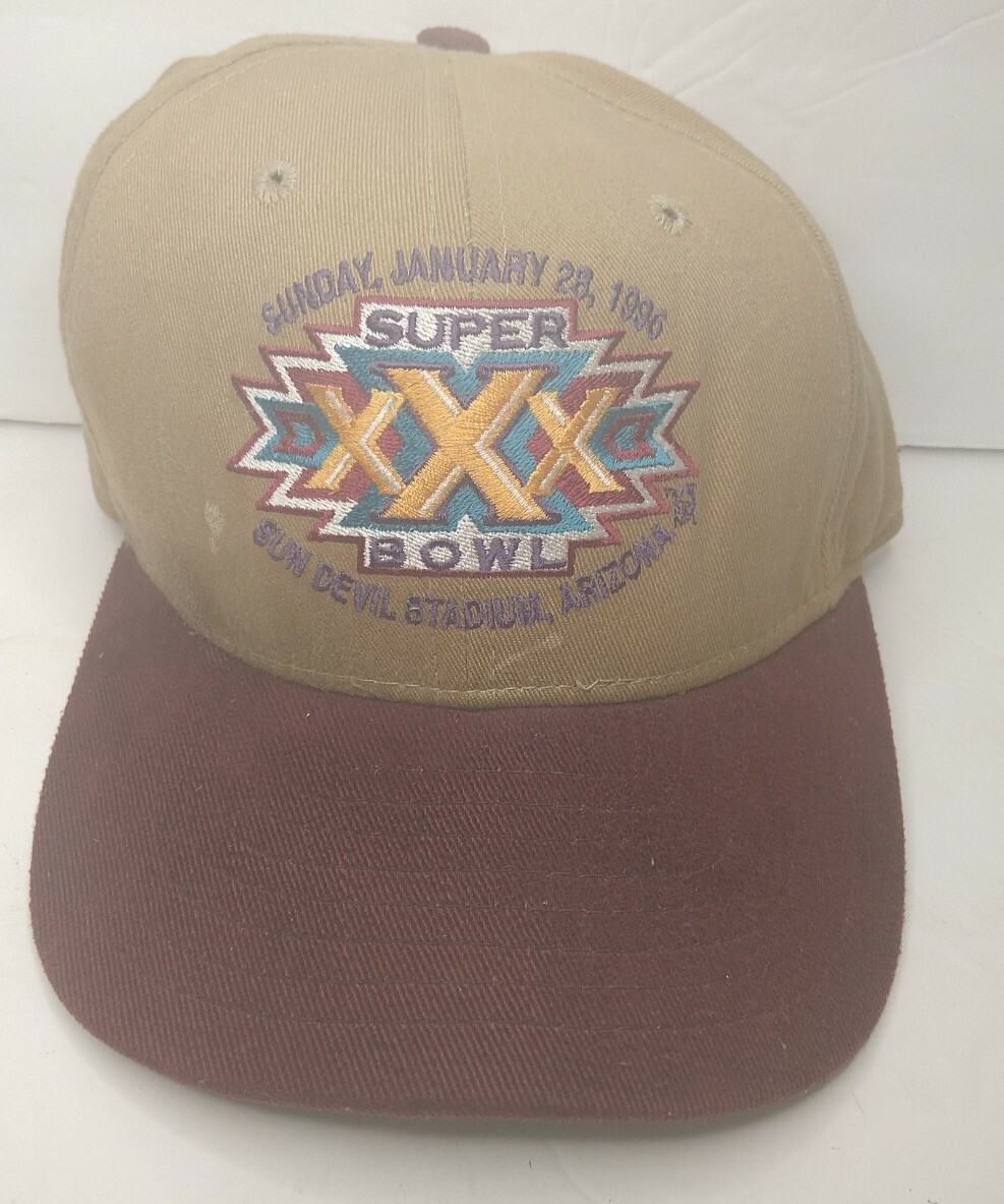 Vintage Super Bowl XXX Hat Strapback Cap NFL 90s New Era Dupont Vintage Super Bowl XXX Hat Strapback Cap NFL 90s New Era Dupont