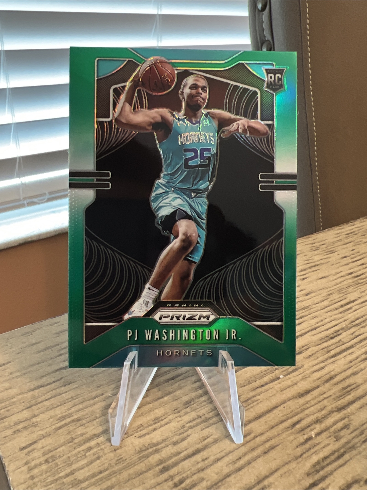 2019 Panini Prizm PJ Washington Jr Green Prizm Rookie #258 Hornets Mavs RC 🔥