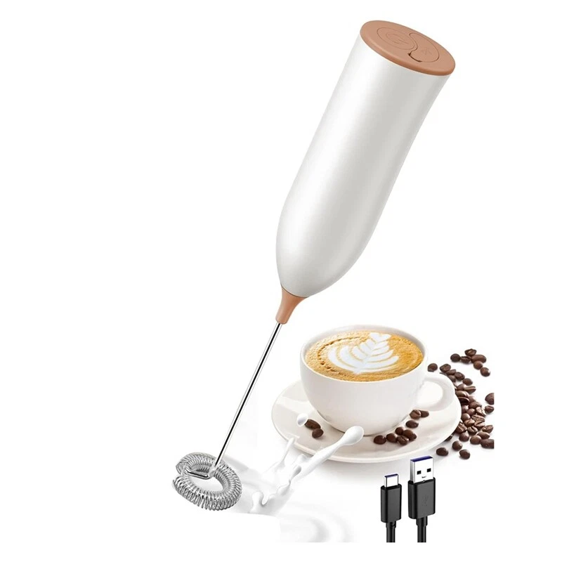 Milk Frother Rechargeable, Rechargeable Milk Frother Handheld Powerful4079
