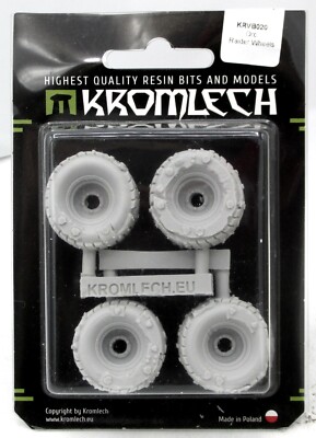 Kromlech KRVB020 Orc Raider Wheels (Vehicle Bits) Ork Buggy Tires Conversion