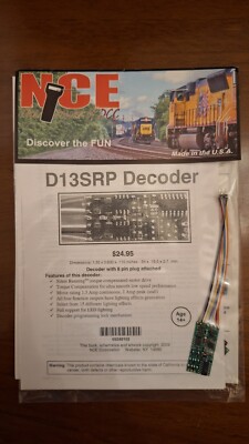 NCE D13SRP HO DCC Decoder  