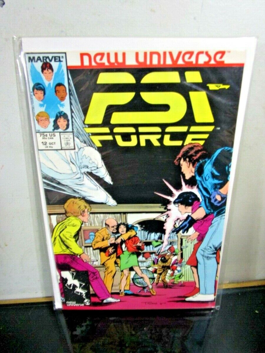 New Universe PSI Force Marvel Comics No 12 October 1987 