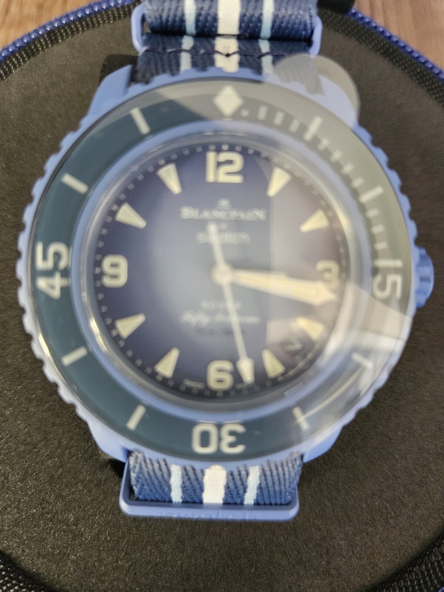 Blancpain x Swatch Scuba Fifty Fathoms Atlantic Ocean Watch